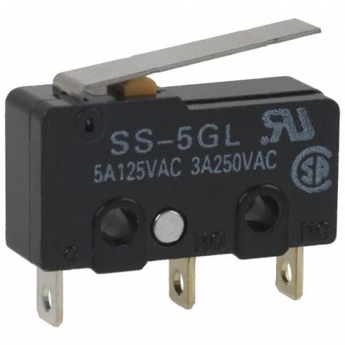 Small Micro Limit Switch SS-5GL 5A 250VAC