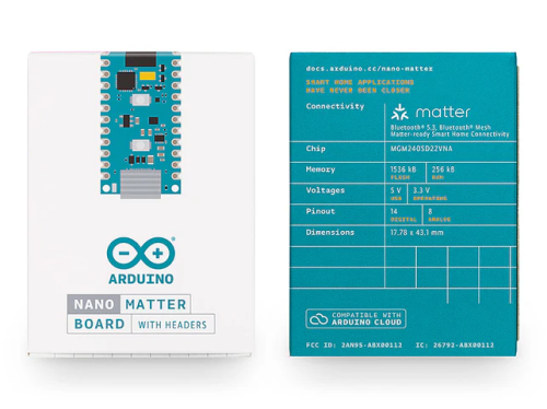 Arduino Nano Matter with Headers