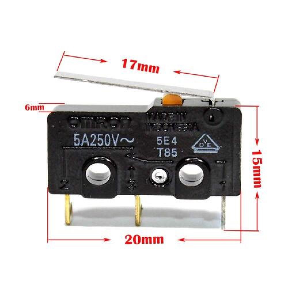 Small Micro Limit Switch SS-5GL 5A 250VAC