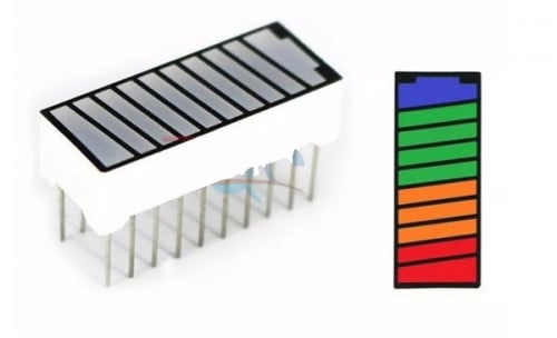 10segment 4 color Led Level Indicator