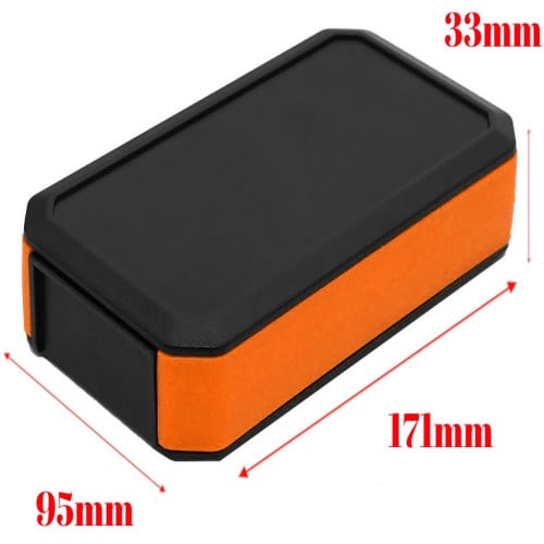 صندوق بلاستيك بحامل بطاريات 17X9.5X3.3 سم