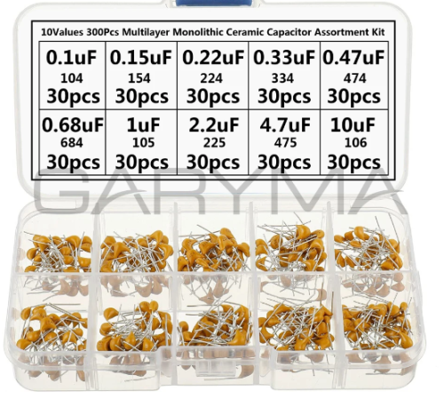 كت المكثفات الشائعة (سيراميك)