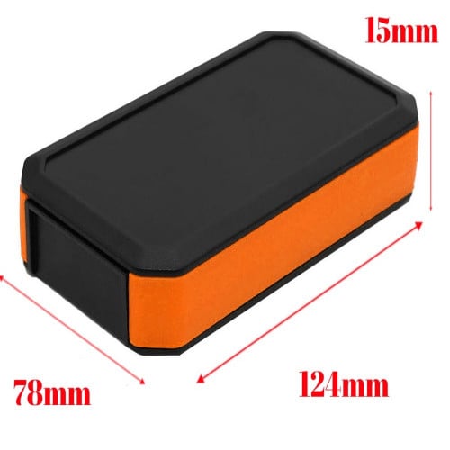صندوق بلاستيك بحامل بطاريات 12.4X7.8X1.5 سم