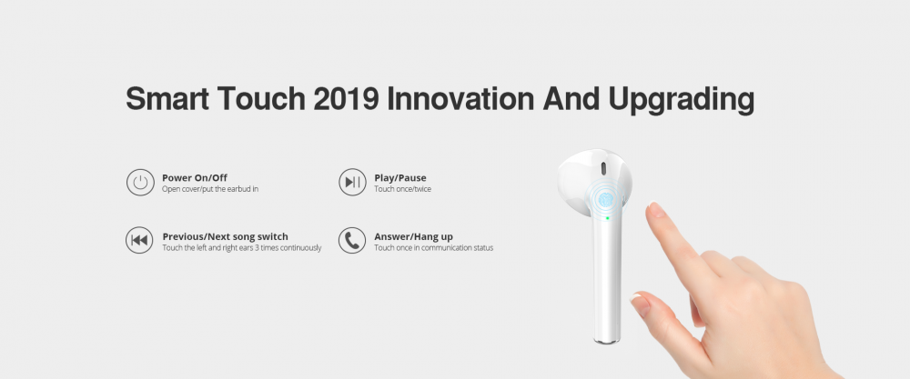 سماعة لاسلكية   AIR X5PLUS TWS EARBUDS RIVERSONG