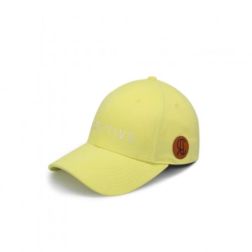 Creative Leather Belt Cap - Yellow
