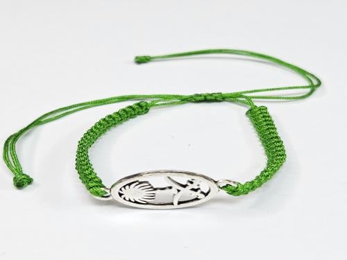 اسورة خيوط وطني فضي صغير