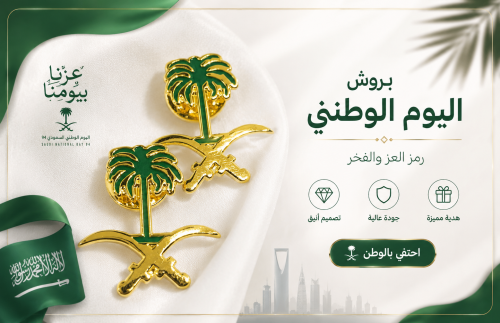 بروش سيفين ونخلة