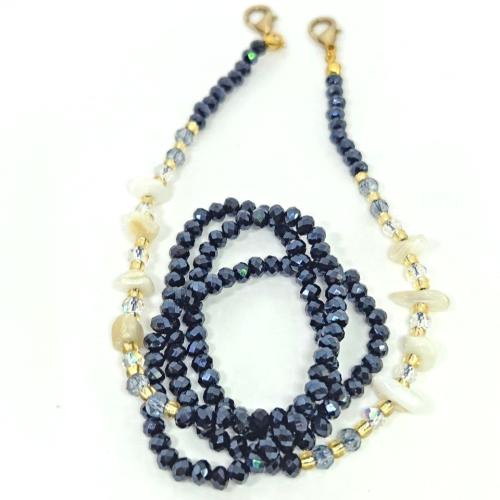 تعليقة نظارة أنيقة - كحلي لامع