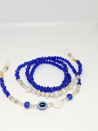 تعليقة نظارة أنيقة - نيلي