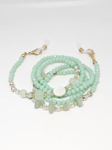 تعليقة نظارة أنيقة - فستقي