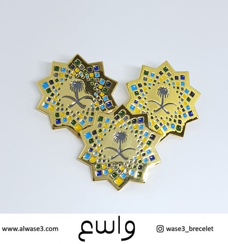 بروش سيفين ونخلة بتصميم الرؤية