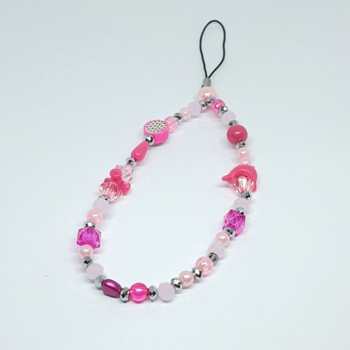 تعليقة جوال- وردي