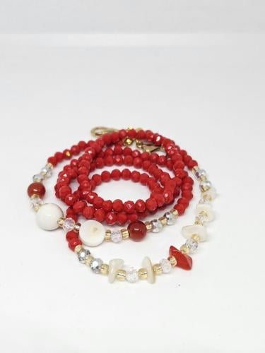 تعليقة نظارة أنيقة - أحمر