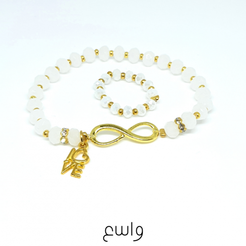 طقم ديلارا-أبيض