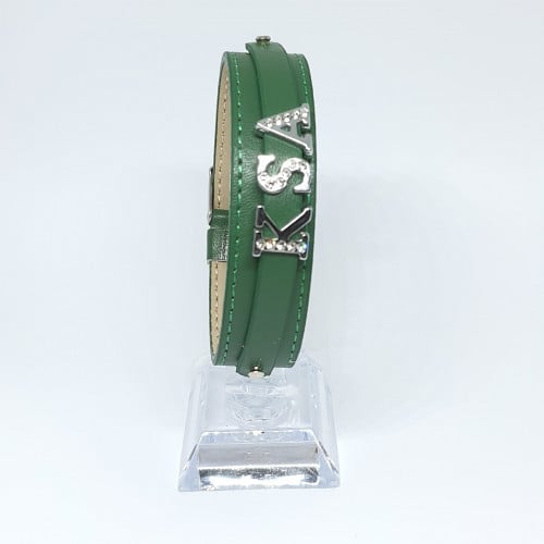 اساور وطنية من الجلد - اخضر