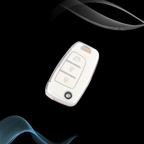 غلاف مفتاح هونداي ابيض