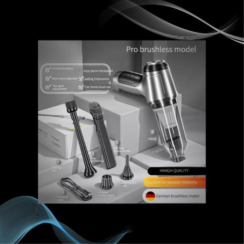 مكنسة سيارة بقوة 95000 PA