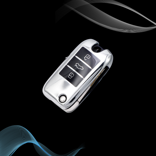 غلاف مفتاح MG فضي