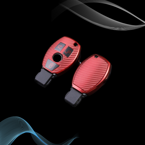 غلاف مفتاح مرسيدس أحمر