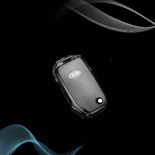 غلاف مفتاح كيا عنابي/ اسود