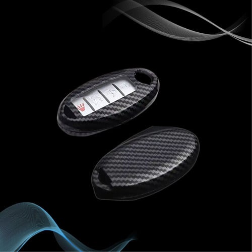 غلاف مفتاح نيسان كاربون فايبر