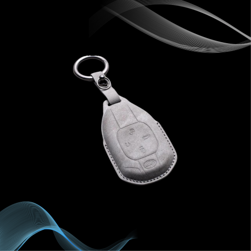 غلاف مفتاح جاك رمادي قطيفة