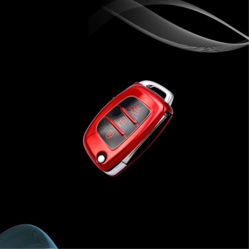 غلاف مفتاح هونداي احمر