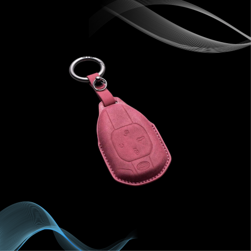 غلاف مفتاح جاك احمر قطيفة