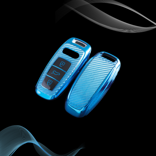غلاف مفتاح اودي ازرق