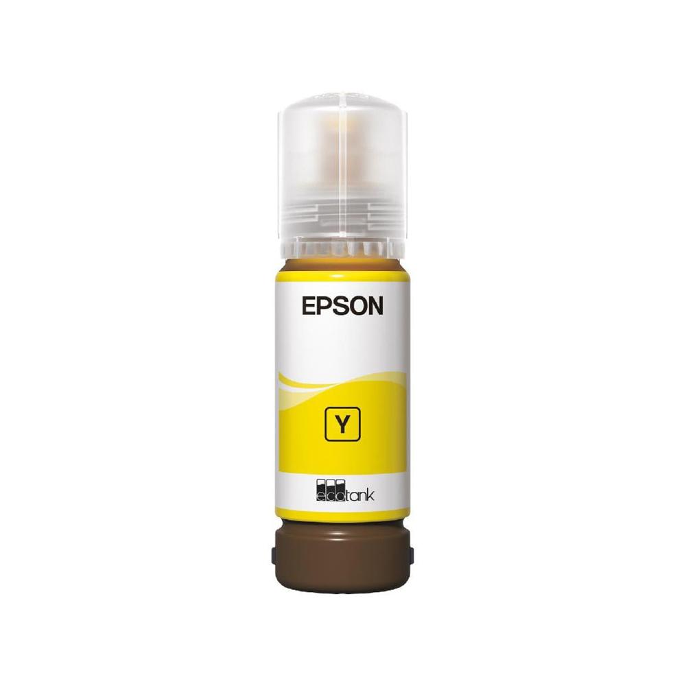 قارورة حبر ابسون INK EPSON 108 أصفر أصلي - EcoTank Ink Bottle YELLOW
