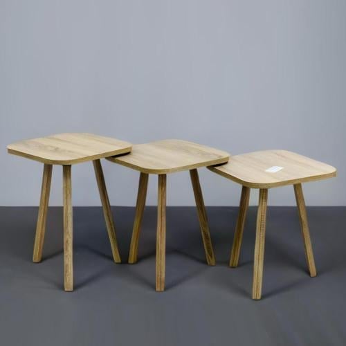 طقم الطاولات 3 قطع : AB-302-OAK