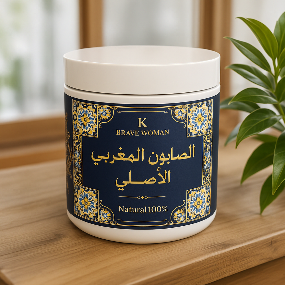 الصابون المغربي بالنيله المغربيه وزيت الأرغان
