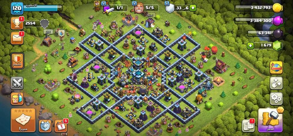 حساب  كلاش اوف كلانس تاون 13 -   Clash of Clans Town Hall 13 Account