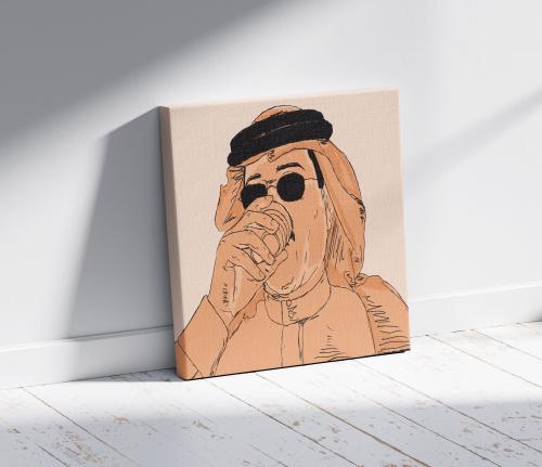 لوحة فنان العرب