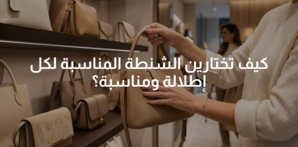 كيف تختارين الشنطة المناسبة لكل إطلالة ومناسبة؟
