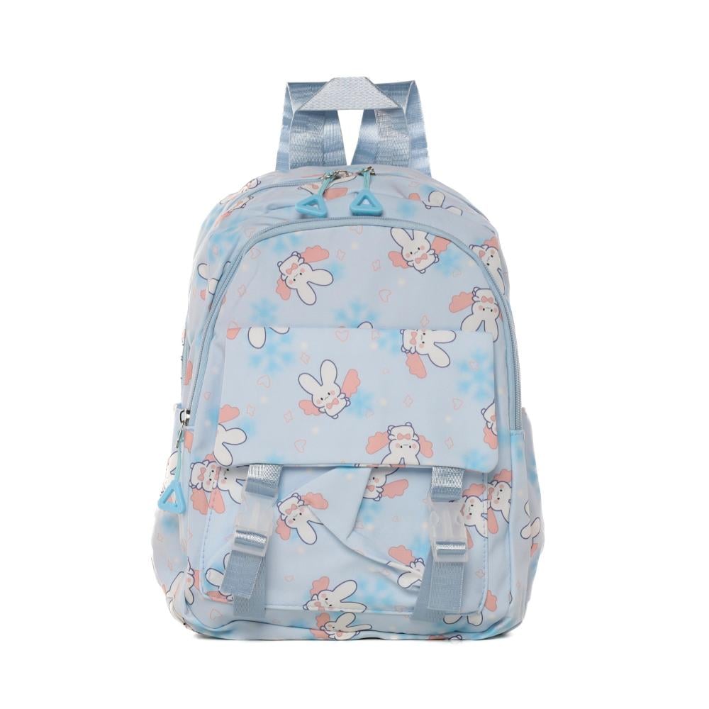 شنطة مدرسية أطفال مقاس 12 إنش سادة خفيفة ومريحة لمرحلة الروضه - KT-0801 -