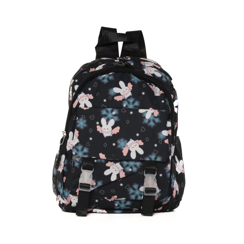 شنطة مدرسية أطفال مقاس 12 إنش سادة خفيفة ومريحة لمرحلة الروضه - KT-0801 -