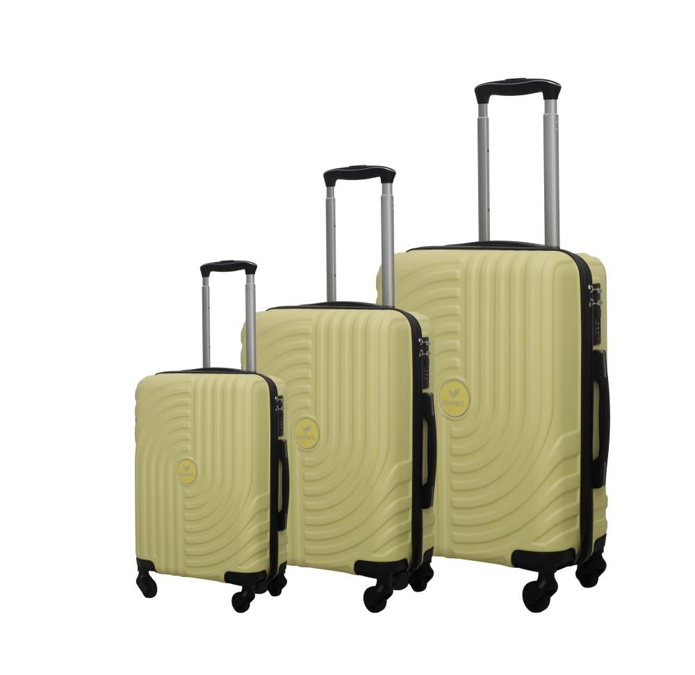 شنط فايبر Aps موديل GS-119  مجموعة مكونه من 3 شنط مع 4 كفرات للتثبيت