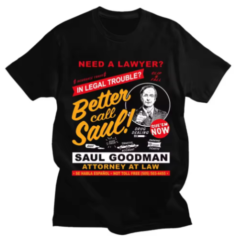 تيشيرت بيتر كول سول | Better Call Saul