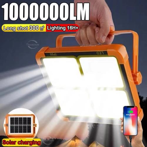 20000mAh الشمسية فانوس التخييم القابلة لإعادة الشح...