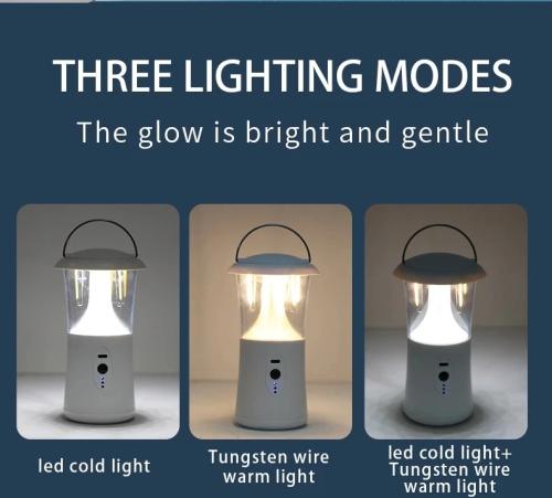 قابلة للشحن 12 LED