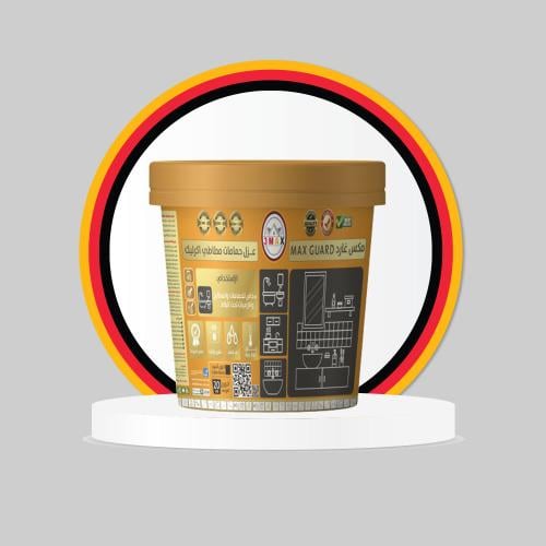عزل حمامات اكرليك مطاطي أسودMAX GUARD