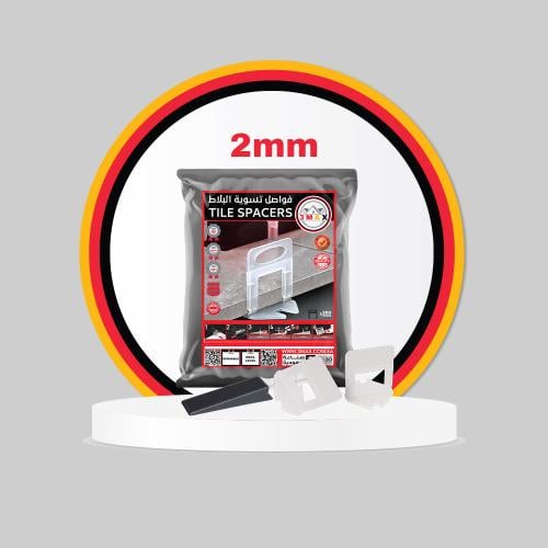 فواصل تسوية البلاط 200قطعه 3max 2mm