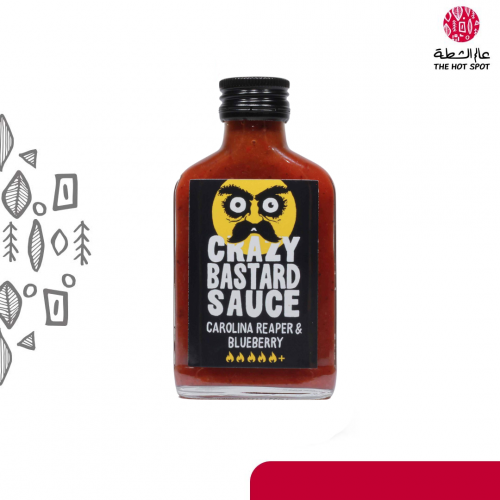 صلصة كريزي بي - كارولينا ريبر و توت أزرق 65K سكوفيل   - 100 مل