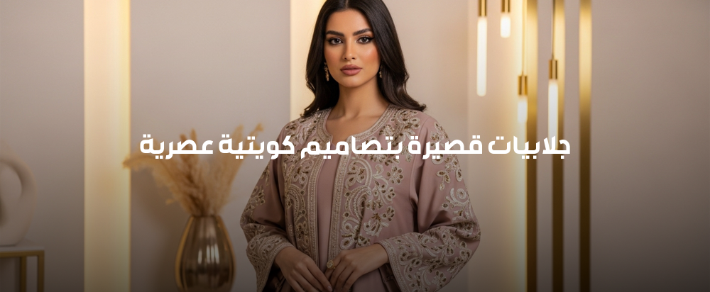 جلابيات كويتية قصيرة – لمسة عصرية بلمح البصر