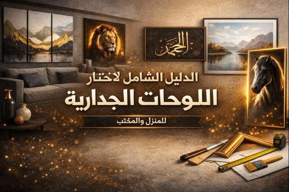 لوحات جدارية كبيرة وطولية – كيف تزيّن المساحات الواسعة باحتراف؟