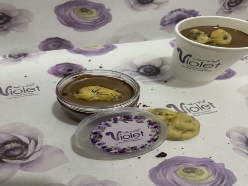 Violet Pudding Cookies