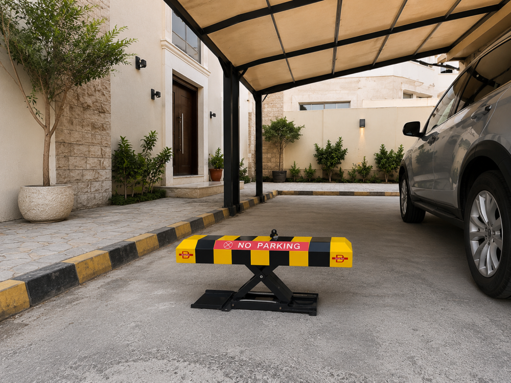 حاجز مواقف يدوي قابل للقفل لزيادة الأمان والحماية