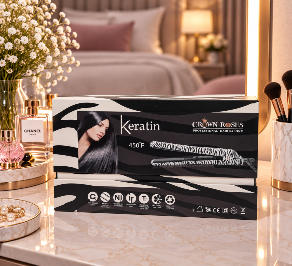 مملس CR453 بتقنية الأيونات السالبة للعناية بالشعر