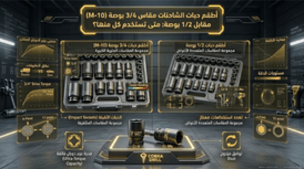 أطقم حبات الشاحنات مقاس 3/4 بوصة (M-10) مقابل 1/2 بوصة